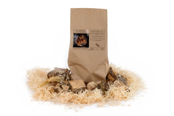 Smoker-Räucherholz Chunks aus Olivenholz